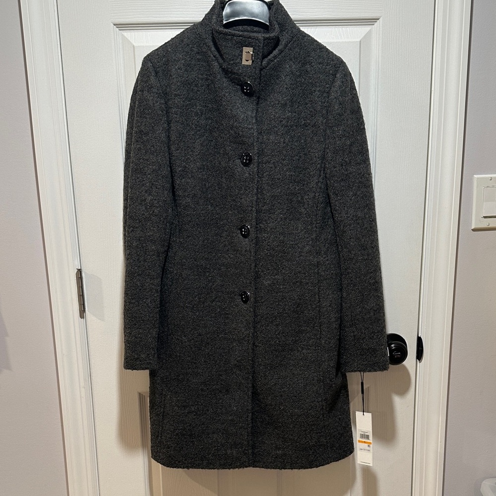 Calvin Klein Charcoal Pea Coat
